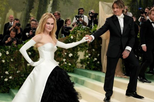 Nicole Kidman and Keith Urban attending the 2024 Met Gala, themed 'Sleeping Beauties: Reawakening Fashion', at the Metropolitan Museum of Art in New York City